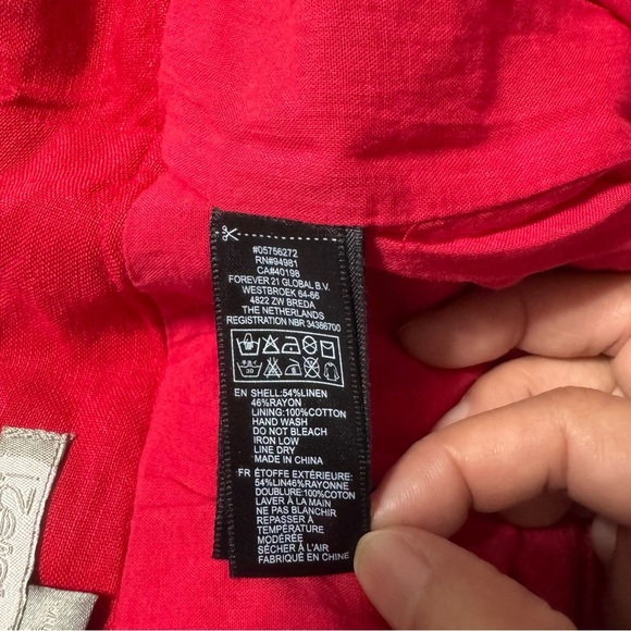 Forever 21 Red Pleated Mini Skirt Size XS - Picture 5 of 12